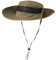 TOP-EX Sonnenhut für Damen und Herren UPF 50 - Breitkrempe, wasserdicht, atmungsaktiv und verstellbar für Sommer, Angeln, Wandern, Safari - Leichter und klein verpackbarer Outdoor-Hut Grün L/XL