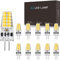 G4 LED Lampen Dimmbar, 3W G4 LED Birnen 12V, Warmweiß 3000K, Ersatz 30W Halogenlampen, 300 LM G4 LED Leuchmittel, LED Stiftsockellampe, Kein Flackern, 10er Pack