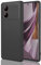 HAOYE Cover per ZTE Blade A34, Custodia Protettiva Antigraffio Silicone Morbida TPU Ultra Sottile ma Resistente Case con Fodera in Tessuto. Nero