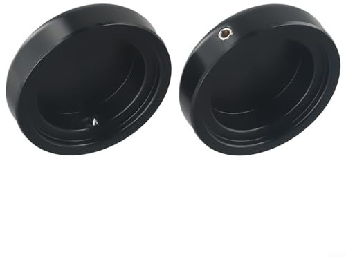 CNC Replacement Upper Fork Stem Nut Cap Covers, Upper Fork Nut Cover ForHarley for BREAKOUT for DYNA for SOFTAIL(black)