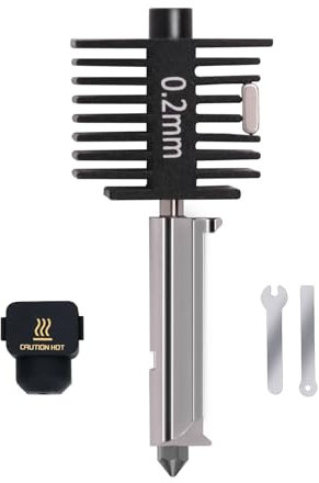 A1 Mini kit di aggiornamento Hotend, set di blocchi di calore per stampante 3D, con nodi in acciaio rigido da 0,2 mm e calzini in silicone per bambù Lab A1/A1 Mini