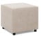 Mebligo - Fußstütze für Sessel 50 x 50 cm NEO Kollektion, Bequemer Hocker als Auflage, Pouf Hocker, Aus Hochwertigen Materialien, Sitzpouf, Fusshocker Gepolstert für Sessel, Beige