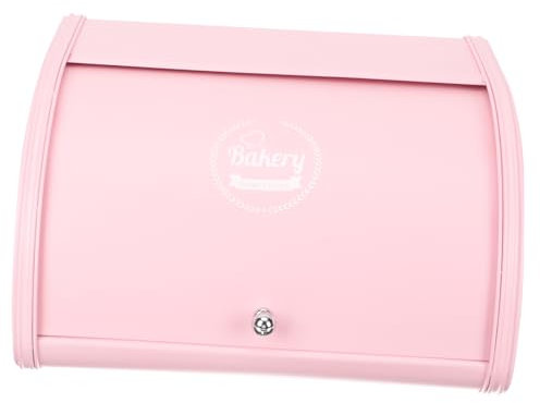 WATIIFUFU Box Small Metal Container Small Organizing Bins Bread Bin Bread Container Loaf Storage Container Bread Storage Holder Small Container Bread Storage Container Stainless Steel Pink