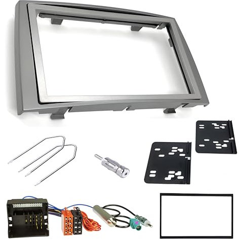 Sound way - Kit Montaggio Adattatore Autoradio, Mascherina 2 DIN Compatibile con Peugeot 308 2007-2013 / Peugeot 408 2011+ / RCZ 2010-2015