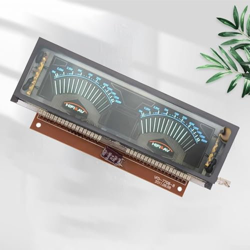 Music Spectrum Indicator, VFD Display Vacuum Fluorescent Display VU Level Meter Indicator Music Audio Spectrum Display, Music Visualizations Device, Sound level meter, VU Meter Indicator Analyzer