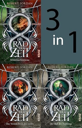 Bundle: Das Rad der Zeit 13, 14 und 0 (Das Rad der Zeit): Mitternachtstürme; Das Vermächtnis des Lichts; In den Klauen des Winters; Der Ruf des Frühlings. ... prime video-Serie »Wheel of Time« (WoT)!
