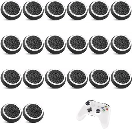 ExcellaElite Lot de 14 poignées de pouce en silicone antidérapant pour manettes de PS5, PS4, PS3, PS2, Xbox 360, Xbox One et Switch Pro