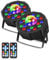 MOSFiATA LED Par Strahler mit Discokugel, RGB Scheinwerfer Discolicht 2 in 1 Partylicht Bühnenlicht für Partyraum Hochzeiten Halloween Weihnachte, 2er Set