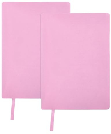 GLOBLELAND Buchumschlag 2 Stück Rosa Dehnbare Waschbare Wiederverwendbar Stoff Buchschoner Bis Zu 8.5X9.5 Strapazierfähige Bucheinband Für Hardcover-Büchern Taschenbüchern