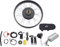 Gqouur 26 Zoll Fat-Bike Umbausatz 1500W 48V Bürstenloser Hinterrad Motor Kit 35A Steuerung IP54 Elektrofahrrad Conversion Kit mit LCD Anzeige Hinterradnabe Motor Rad Set