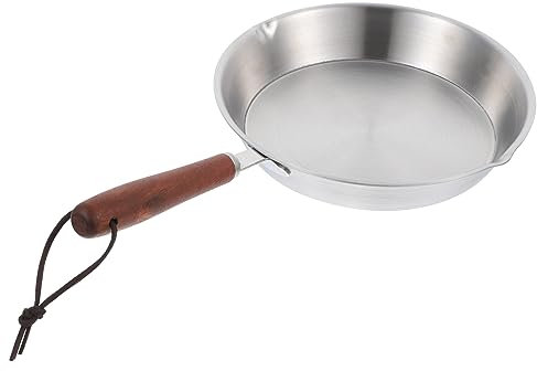 Ipetboom Kleiner Edelstahlpfanne Antihaftbeschichtet 16cm Bratpfanne Für Eier Und Omeletts Küchenpfanne Mehrzweck Für Frühstück Und Kochen