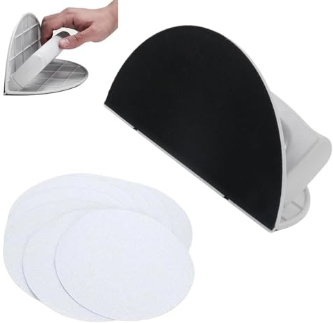 10 Cale a Poncer Placo Ponceuse 90° Angle Papier Abrasif Grain 180 | Ponceuse d'angle pour Cloison Sèche Convient pour le Ponçage à Angle Droit