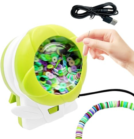 Genérico Torne Perlas - Máquina automática de pulseras eléctricas,Suministros de perlas para Familia Amigos Mujeres Hombres