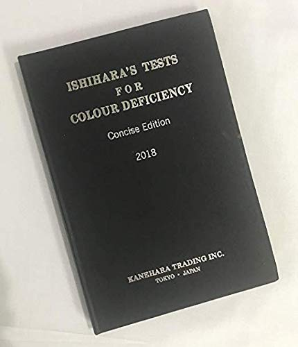 Ishihara's Book 14 Plates Concise Edition with User Manual.