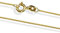 PRINS JEWELS 14 Karat / 585 Gold Italienisch Venezianer Box Kette Gelbgold Unisex - Breite 1 mm - verschiedene Längen (55)