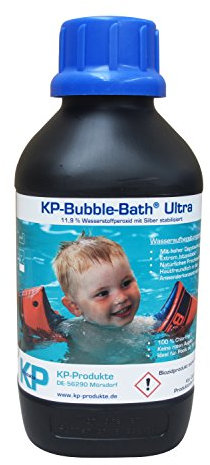 KP-Bubble Bath® Ultra Chlorfreies Wasseraufbereitungsmittel 11,9% H2O2 für Pool und Planschbecken (1.000 ml)