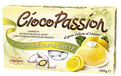 CONFETTI CRISPO CIOCO PASSION GUSTO DELIZIA AL LIMONE CONFEZIONE DA 1000 GR. BOMBONIERE - 1775