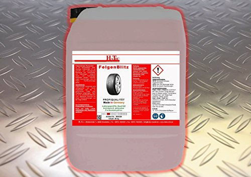 HaTec, Felgenreiniger, FelgenBlitz 25 kg/Kanister, Höchstkonzentrat, Alufelgenreiniger, Stahlfelgenrein, Felgenreiniger, Radkappenreiniger
