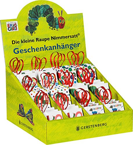 VE Die kleine Raupe Nimmersatt - Geschenkanhänger 6x6 Ex.: im Display 6 Motive
