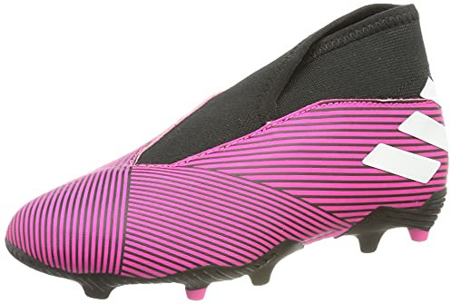 adidas Nemeziz 19.3 Ll Fg J, Scarpe da Calcio Bambino, Rose Flash Blanc Noir, 30 EU