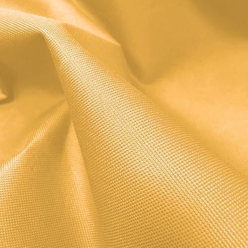 A-Express Mustard 20oz Heavy Duty Thick Waterproof Canvas Fabric 600D Outdoor Cover 5X Meters