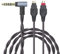 okcsc Earphones Cable Replacement Upgrade Cable with 4.4mm Balanced Plug for SENNHEISER Headphones HD650 HD600 HD580 HD535 HD545 HD565 HD265,Single Crystal Copper Headphones Replacement Cable No Mic