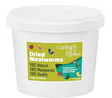Dried Mealworms - Wild Bird Food 5L Reuseable Bucket (5L Tub)