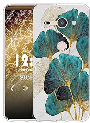 Sunrive Kompatibel mit Sony Xperia XZ2 Compact Hülle Silikon, Transparent Handyhülle Schutzhülle Etui Case (Q Blatt)+Gratis Universal Eingabestift MEHRWEG