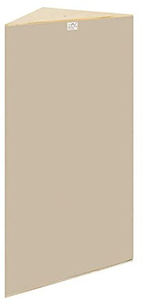 Addictive Sound Bass Trap Acoustique Triangular Standard - Acouspanel Du Son De 100cm De Hauteur - Panneau Acoustique Absorbant Le Bruit - Taille Du Triangle 35x35x50cm - Beige