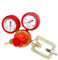 jingtinghy Wasserdurchfluss Druckminderer Regler-Durchflussmesser Gasregler Flowmeter Regelventil (Color : Acetylene Meter 1)