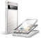 i-Blason Transparent Hülle für Google Pixel 6 Pro (6.7'') Bumper Case 360 Grad Handyhülle Robust Schutzhülle Cover [Ares] mit Integriertem Displayschutz 2021 Ausgabe (Grau)