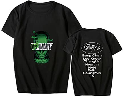 Stray Kids Merch T-Shirt New Album Oddinary Jisung Felix Hyunjin Woojin Minho Changbin Tee Unisex Top