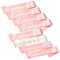 Party to Be Set mit 8 Stück Bridal Shower Sash Bride to Be Maid of Honor Bridesmaid Damigella Braut Tribe Sash Set Advent Junggesellinnenabschied Dekoration für Hochzeiten Roségold