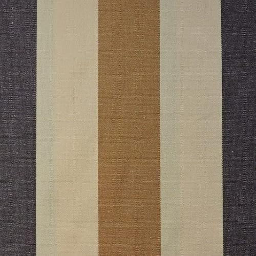 Tela de Toldo con Teflón por Metros Ancho 3,20Mtr. 1 Mtr. (Rayas Beige)