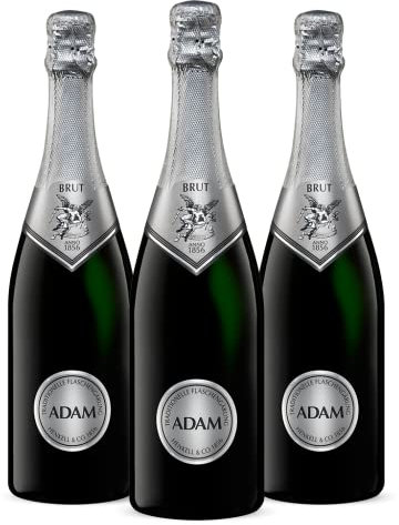 Adam Henkell Chardonnay Brut, Premium Sekt (3x 0,75l) Set, Preisgekrönte Prestige Chardonnay Cuvée aus erlesenen Trauben, elegante Aromen reifer Äpfel, mit leichter Honig Vanille Note