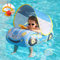 Yeelan Schwimmring Baby, Schwimmhilfe mit Sonnendach UPF50+ Sonnenschutz, Cool Aufblasbarer Schwimmsitz Kinder, Baby Float Aufblasbare im Alter von 1-4 Jahr, Blau