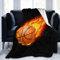 IUBBKI Fleecedecke Flying Basketball On Fire Decke Für Kinder Couch Decke Waschbar Bettdecke, Für Erwachsene, Couch, Bett