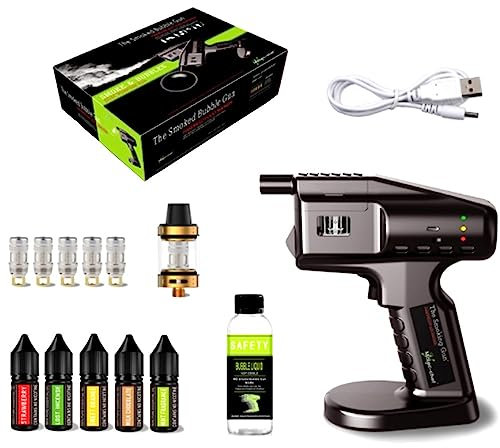 REHOOF Cocktails Smoker Bubble Gun, USB-Betriebenes Cocktail-Räucher-Set, Cocktail Gun Bubble Portable Handheld Cold Smoking Smoker Generator, Räuchermaschine