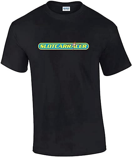 Slotcar Racer T-Shirt (Scalextric, Racing, Model, Hobby, Dad, Car, Formula 1) L