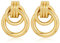 LILIE&WHITE Ohrringe Kreisförmige Ohrhänger für Damen Stilvoller Schmuck für Alltag und besondere Anlässe