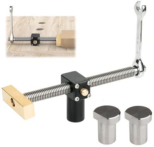 5 Stück Holzbearbeitung Bankhaken, Robust und Einfach zu Bedienen, Hobelbank Zubehör, Verstellbare Tischklemme für die Holzbearbeitung Werkbankzubehör zur Schnellen Befestigung