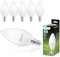 Lumiled B35 E14 LED Lampe 10W (ersetzt 75W), 1055 Lumen, Kerze Milch Glas Leuchtmittel in Kerzeform 6500K Kaltweiß Birne Lampen 180° Grad Abstrahlwinkel Glühbirnen Kerzenbirnen 6er-Pack