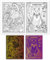 GLOBLELAND Transparente Stempel Mit Magischem Kreishintergrund Dunkle Katze Silikon Transparentstempel Siegel Magisches Buch Transparente Stempel Für DIY Scrapbooking Karten Erstellen von Fotoalben