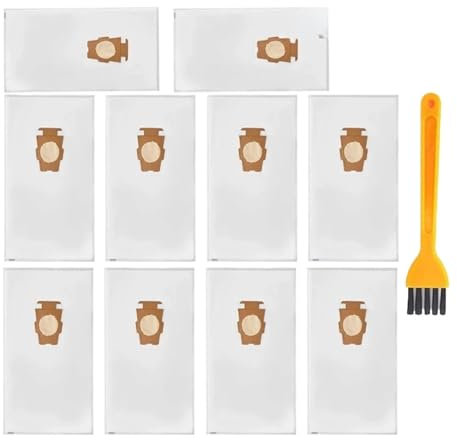 TUITA Sacchetti for La Polvere. Compatibili con Kirby. Parti di Ricambio for Aspirapolvere Sentria/Avalir/Sentria II/Ultimate G/Diamond, G3 G4 G5 G6 G7 G10 G10D(10pcs)