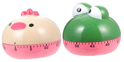 Cabilock 2piezas Timer Cocina Temporizador Cocina De Temporizador De Regresiva Recordatorio De Mecánico Materiales Duraderos y Prácticos