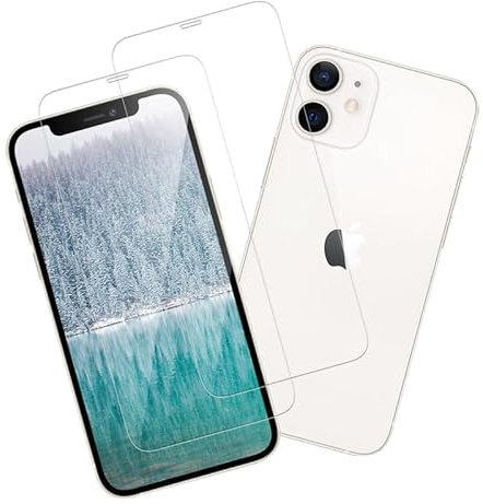 Joywing für iPhone 12 Panzerglas iPhone 12 Schutzfolie iPhone 12 Pro Schutzglas, 9H Folie iPhone 12 Pro Displayschutz Passt Perfekt iPhone 12/12 Pro Displayfolie, 2 Stück