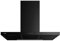 Teka - Campana decorativa con acabado negro mate y 4 velocidades, 90 cm - Modelo DSH 986 BK