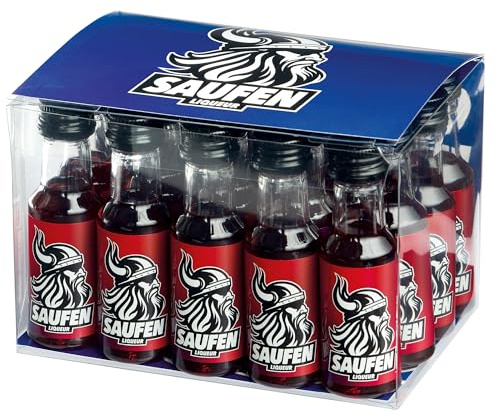 Kinky Drinks BLAUBEERLIKÖR mit dem Wikinger – PET = 400 ml – 15% Vol. Shot by IN-SPIRIT