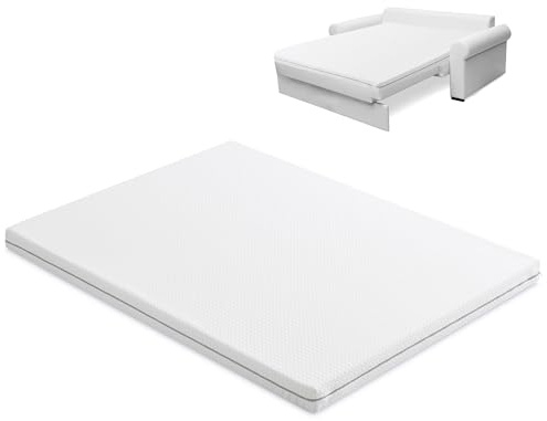 EROSS CONFORT | Colchón 120x180x10 para Sofá Cama Sistema Italiano Burbujas. Desenfundable, Lavable, Transpirable, Hipoalegénico. Núcleo Espuma HD. Altura 10 cm