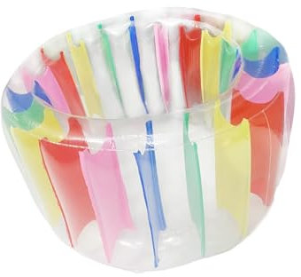Amagogo Aufblasbare Walzenschwimmer Wasser Rolling Rad tragbare multifunktionale Schwimmbad -Roller Spielzeug Wasserspielzeug für den Sommer im Freien, 90cm